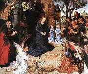 GOES, Hugo van der The Adoration of the Shepherds oil painting artist